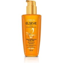 ELSÉVE Óleo Capilar L’Oréal Paris Elseve Óleo Extraordinário 100Ml – Leave In Anti Frizz Protetor Térmico Tratamento Reconstrutor Para Todos Os Tipos De Cabelo