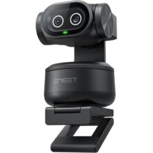 EMEET PIXY Dual-Camera AI-Powered PTZ Camera 4K, AI Tracking, PDAF&AI Autofocus 0.2s, 1/2.55” Sensor, 3 Mics, Presets, Gesture Control, 4K Webcam for Streaming and OBS/Twitch/Switch 2 Compatible