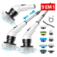 escova de limpeza elétrica JY-6010 – Branco – Unidade – 1