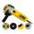 Esmerilhadeira Lixadeira Angular 4.1/2 11000rpm 780w The Black Tools Cor Amarelo Com 2 Discos De Corte 220v 60hz