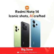 Estreia mundial Versão global Xiaomi Redmi Note 14 MediaTek Helio G99-Ultra 108MP AI Camera 5500mAh 6,67″ 120Hz T
