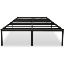 Estrutura De Cama De Metal, Não Precisa de Box Spring,Com Espaço De Armazenamen Cor Preto (FULL)