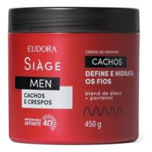 Eudora Siàge Men Cacheados Creme Para Pentear Cacheados 450g