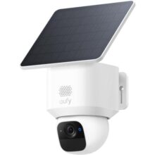 eufy SoloCam E30 por anker, Câmera De Segurança Wi-Fi Externa, Solar Sem Fio Externa, Resolução 2K, 360°, Rastreamento IA, Impermeável IP65, Trabalha Com Alexa/HomeBase S380, Sem Taxa Mensal