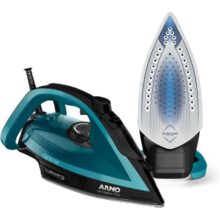 Ferro De Passar A Vapor Arno, Ultragliss Plus Com Base Durilium Airglide, Azul, FMY, 220V