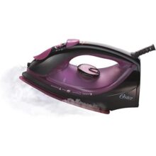 Ferro de Passar a Vapor Oster Cerâmica, 110V, Preto/Roxo, 1200W, GCSTBS5956