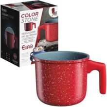 Fervedor Euro Home 14cm Antiaderente ColorStone Volcano – ALU8402-VO