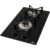FISCHER COOKTOP À GÁS 2 BOCAS LOFT COM SUPERVISOR DE CHAMA MESA VIDRO PRETO BIVOLT – 30371-76352
