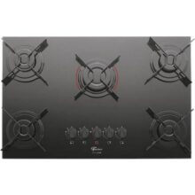FISCHER COOKTOP À GÁS 5 BOCAS FIT LINE MESA VIDRO PRETO BIVOLT – 26343-57174