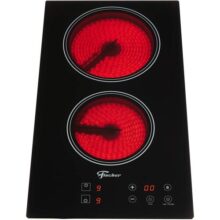 FISCHER COOKTOP ELÉTRICO TOUCH 2 BOCAS MESA VITROCERÂMICA PRETO 220V – 30004-73474