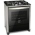 Fogão 4 Bocas Dako Magister Grill Preto com Mesa Inox Bivolt – Preto