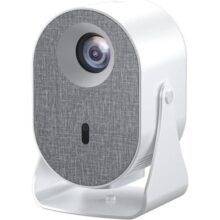 [Foco elétrico]Bettdow Mini Projetor Portatil 360° Tv Android/ios 4k 1080p 9000 Lumens, Smart Projetores Retroprojetor 150 ANSI, WIFI 5G+2.4G, Eletronico Correção Trapezoidal-Branco