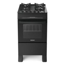 Fogão 4 Bocas A Gás Itatiaia Electra Glass Preto Bivolt