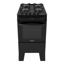 Fogão 4 Bocas A Gás Itatiaia Electra Glass Preto Bivolt