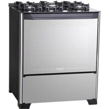 Fogão 5 bocas Dako Magister Style com Mesa de Vidro e Tripla Chama – Bivolt