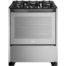 Fogão 5 bocas Dako Magister Style com Mesa de Vidro e Tripla Chama – Bivolt