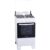 Fogão Atlas 4 Bocas Mesa de Inox Coliseum Plus Branco