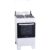 Fogão Atlas 4 Bocas Mesa de Inox Coliseum Plus Branco