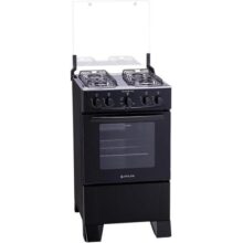 Fogão Atlas 4 Bocas Preto Com Forno Limpa Fácil Coliseum Plus – Forno 50l