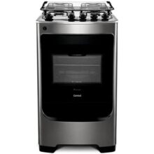 Fogão Consul 4 bocas cor Inox com acendimento automático – CFO4NAR BIVOLT