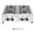Fogão de Mesa 4 Bocas Acendimento Manual Braslar Branco