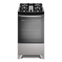Fogão Electrolux 4 Bocas Efficient Com Perfectcook Prata (fe