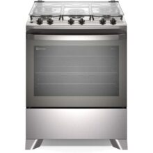 Fogão Electrolux 5 bocas Efficient com PerfectCook Cinza FE5IC