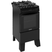 Fogão Itatiaia 4 Bocas Electra Glass Plus Preto Bivolt