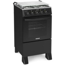 Fogão Itatiaia 4 Bocas Star Clean New Preto