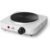 Fogareiro Elétrico Chapa 1 Boca 1000W Portátil Cooktop 127V/220V Branco 127V