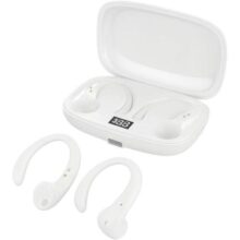Fone Bluetooth 5.4 Esportivo – À Prova d’Água Microfone Integrado e Redução de Ruído Compatível com Diversos Dispositivos – Ideal para Corrida Academi