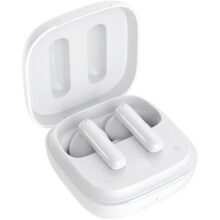 Fone Bluetooth QCY T13 ANC Fone de Ouvido Sem Fio Bluetooth 5.3 com Cancelamento de Ruído Ativo 30h Brincadeira BRANCO
