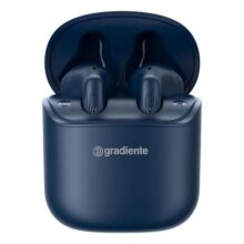 Fone De Ouvido Bluetooth Gradiente GFW7 Azul Sem Fio Com Microfone Earbuds