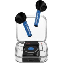 Fone de Ouvido Bluetooth Monster AIRMARS XKT01 Estojo Transparente 20h de Reprodução Modo Jogo Baixa Latência Cha