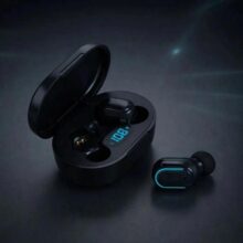 Fone De Ouvido Bluetooth Sem Fio Com Visor Intra Auricular Estéreo Graves Potentes Microfone Integrado Bateria Longa Duração Compatível Co
