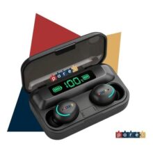 Fone De Ouvido Sem Fio Bluetooth F9-5 Pares Som Imersivo Powerbank Moderno Bateria Longa Duração Academia Compativel Com Todos Smartphonees