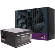 Fonte Mancer Thunder 500W | Certificação 80 Plus Bronze | PFC Ativo | Bivolt Automático 100-240V AC | Formato ATX | Preto
