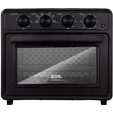 Forno e Fritadeira Air Fryer Eos 35 Litros Premium All Black Eaf35ap 110v