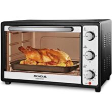 Forno Elétrico 52L Grand Family II, Mondial, Preto/Inox, 1800W, 127V – FRN-52-B