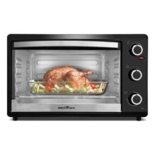 Forno Elétrico Britânia 44l Preto Dupla Resistência 1500w Bfe44p 127v