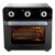 Forno Elétrico Family Modo Air Fryer Grill 20 Litros 7 Opções de Cocção Timer 60min Até 230°c Forno Fryer 1400 W De Potência Grelhas Removíveis Cor Pr