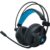 Fortrek H2 – Headset Gamer Pro Microfones e Fones de Ouvido, Preto (Leds Azul)