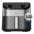 Fritadeira Air Fryer 4,5l Widemax Com Interior De Alumínio 1500w Midea Preto 220v
