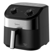 Fritadeira Air Fryer 4,5l Widemax Com Interior De Alumínio 1500w Midea