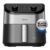 Fritadeira air fryer 4,5l widemax com interior de aluminio 1500w midea
