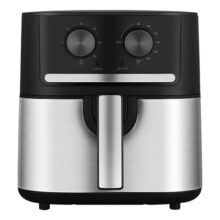 Fritadeira Air Fryer 5,5l Cyclone Preto E Inox Midea