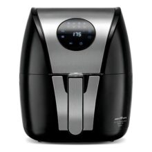 Fritadeira Air Fryer Britânia Bfr41pi Digital Inox 1500w Cor Preto