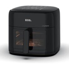 Fritadeira Air Fryer EOS 8,2 Litros Family Chef Gourmet Digital Compacta All Black EAF80P 220V