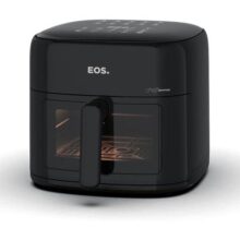 Fritadeira Air Fryer EOS 8,2 Litros Family Chef Gourmet Digital Compacta All Black EAF80P 220V