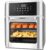 Fritadeira Air Fryer Forno Oven 12L Mondial Branco/Inox 2000W 127V – AFON-12L-WI